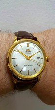 Orient Bambino 38mm Gold Case